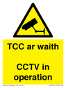 tcc-ar-waith--cctv-in-operation--dual-language-welsh--english-sign~